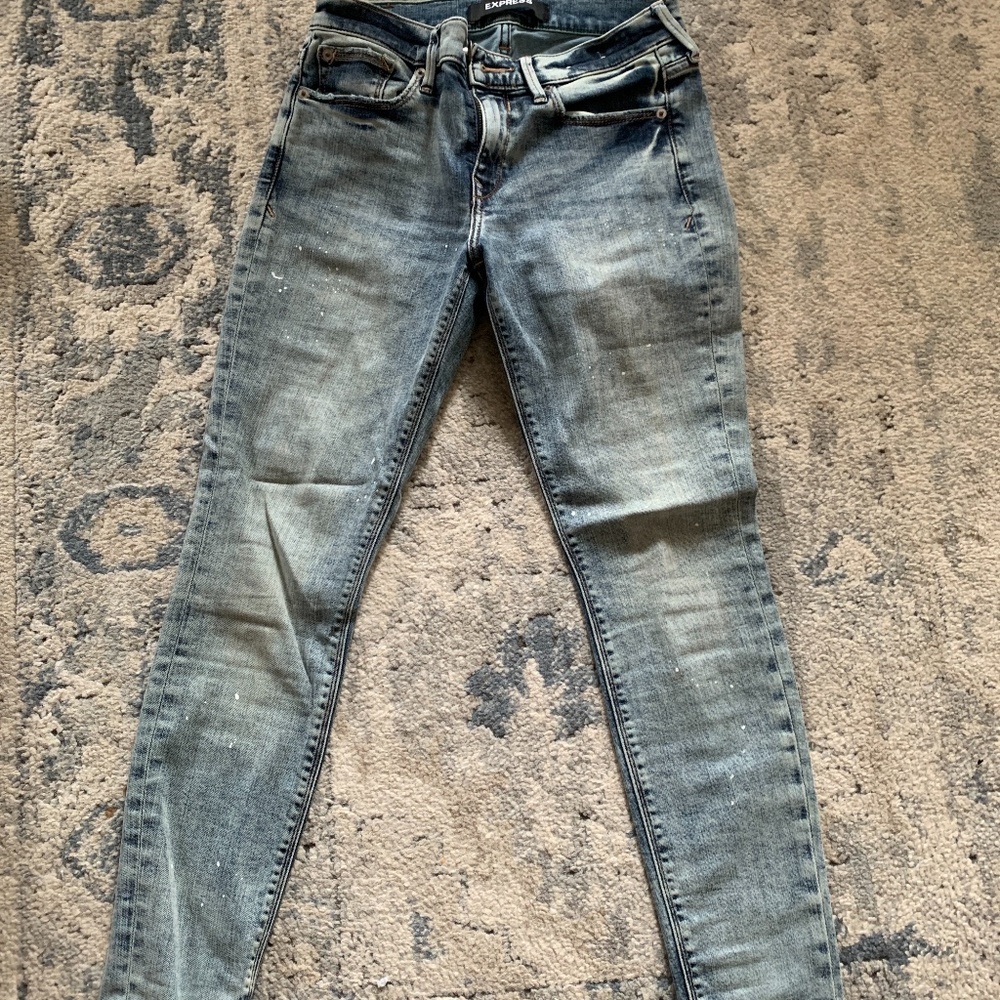 Medium vintage wash express jeans